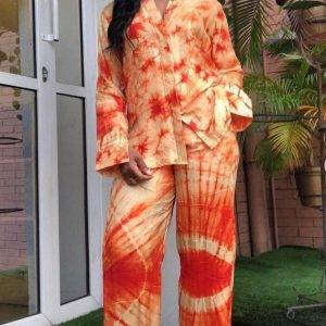 Vintage Tie-Dye Twin Set