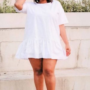 Mini Round Neck Dress