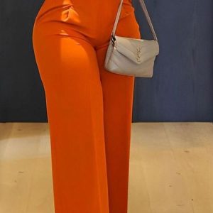 Retro Chic Waist Pants