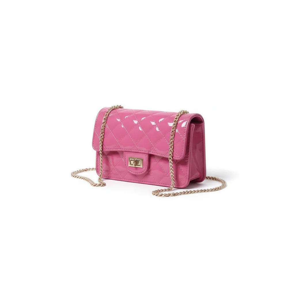 Luxe Quilted Shoulder Bag - Image 4